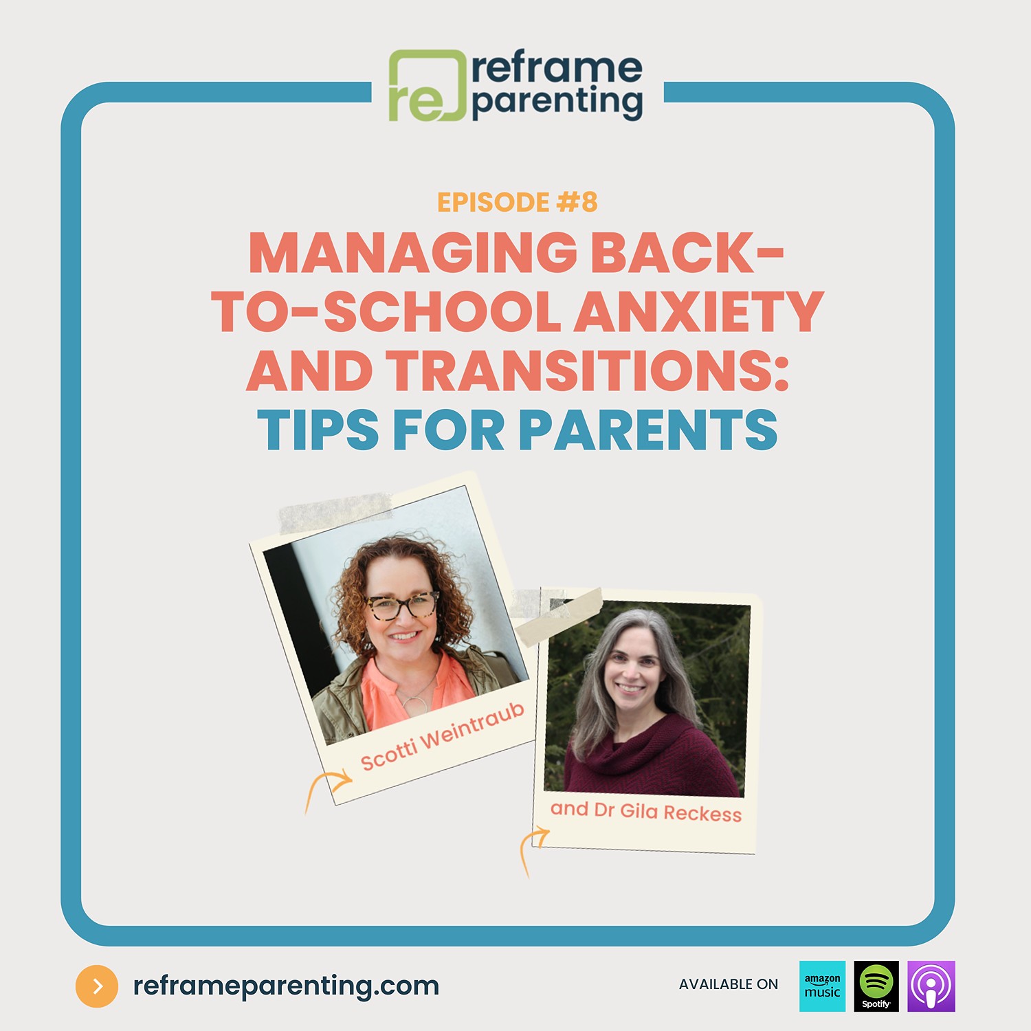 8: Managing Back-to-School Anxiety and Transitions - Tips for Parents episode artwork