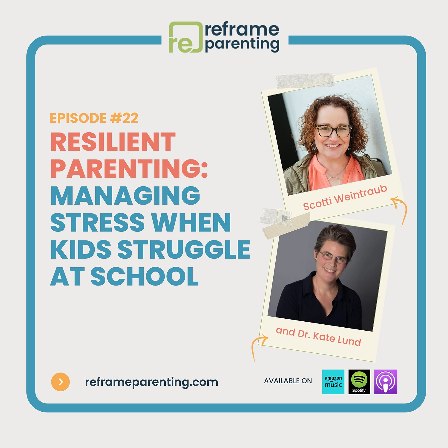 22: Resilient Parenting - Managing Stress When Kids Struggle at School episode artwork