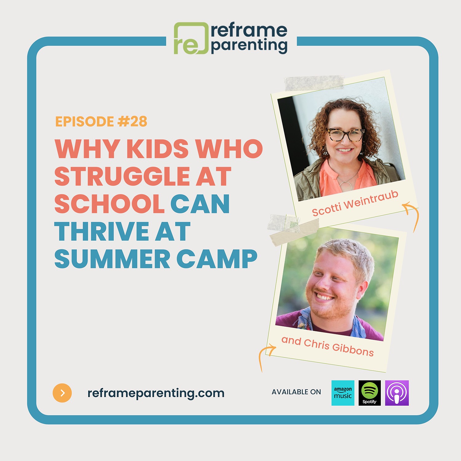 28: Why Kids Who Struggle at School Can Thrive at Summer Camp with Chris Gibbons episode artwork